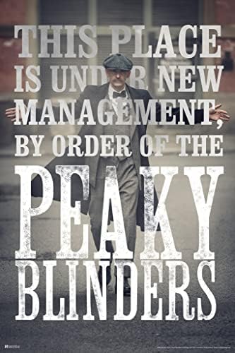 Cartaz de Peaky Blinders sob nova gestão por ordem do Peaky Blinders Merchandise Peaky Blinders Imprima Shelby Company