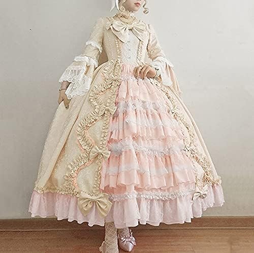 Momanl Dress Vintage Dress Gothic Bolo Dress Lace Dress Vestido de uniforme traje cosplay Costumes vestido de princesa