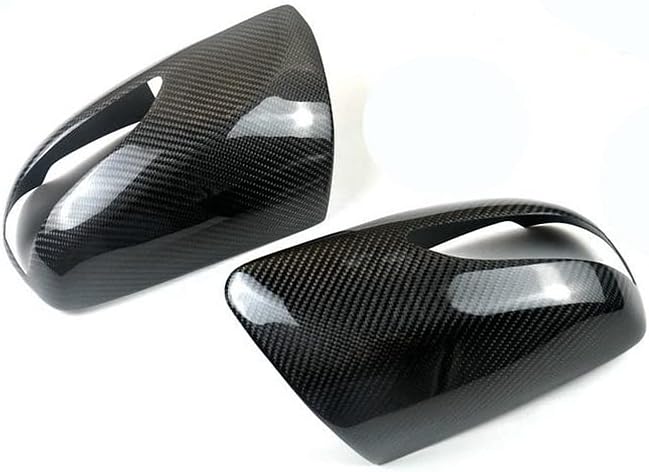 Novos adesivos de tampa de espelho de fibra de carbono compatíveis com Hyundai Genesis Coupe 2009-