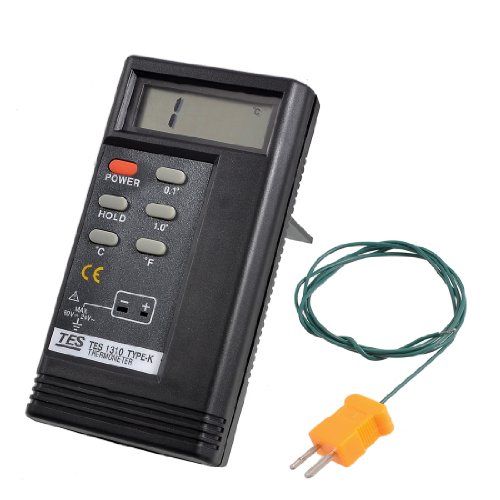 UXCELL TES -1310 Sensor de leitor de temperatura do termômetro digital, -50 a + 1300 C