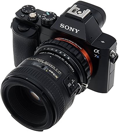 Fotodiox DLX Adaptador de montagem de lentes de alongamento-Nikon Nikkor F Mount G-Type D/SLR Lente para Sony Alpha E-Mount Mirrorless Camera Body com macro foco
