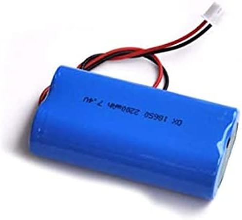 Morbex Compatível para 7.4V 18650 Bateria recarregável de íons de lítio Pacote de bateria 8.4V de íons de lítio 2200mAh