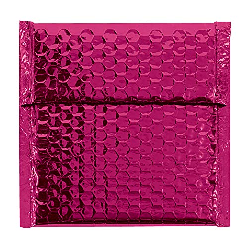 Aviditi Glamour Bubble Mailer, 6-3/4 L x 7 W, rosa, caso de 72