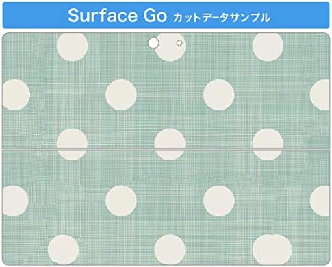capa de decalque igsticker para o Microsoft Surface Go/Go 2 Ultra Thin Protective Body Skins 000290 Polka Dot Green