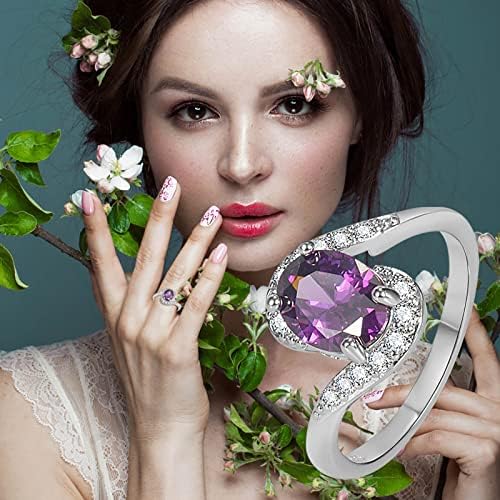 2023 New noivado Round Cut Zircon Zircões A anéis de casamento de mulheres anéis de jóias para mulher anel de diamante