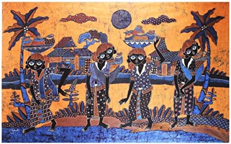 Batik Art Painting, Village People 'por Jabriel