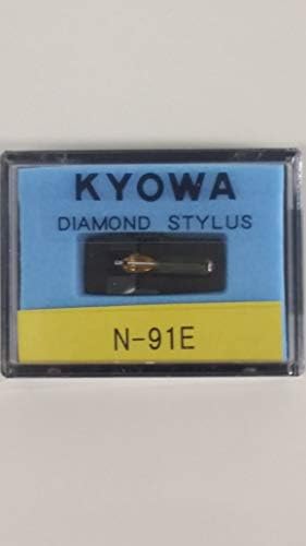 Kyowa Diamond Ellipical Stylus Turlumable Cartucho Substituição da agulha para Shure N91E