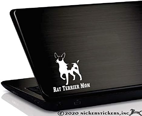 Mãe Rat Terrier ~ Decalque de janela de vinil de cachorro