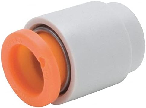 Tampa de tubo de plástico de 12 mm SMC, branco/cinza - KQ2C12-00A,