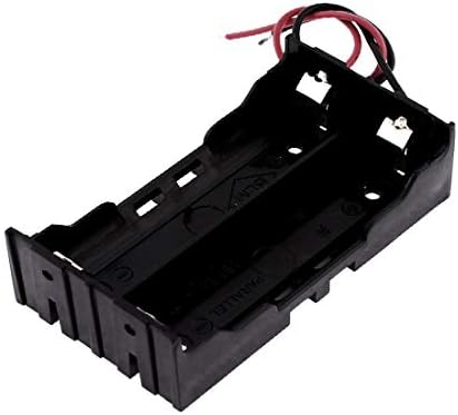 Nova concha de plástico LON0167 apresentou 2 leads de arame caixa de eficácia da caixa de eficácia para 2 x 18650 baterias