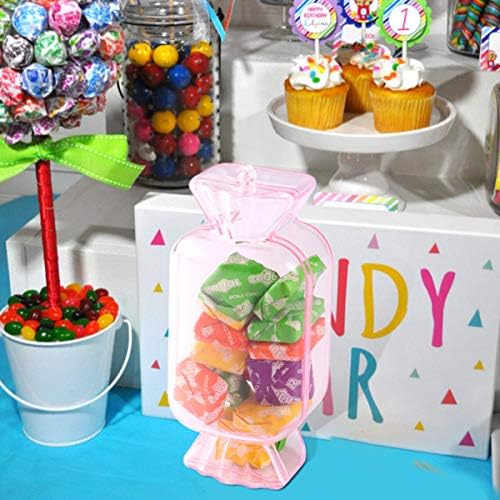 Toyandona Clear Container 12pcs Party Candy Containers Transparent Candy Box Caixa de presente decorativa para Festa de Aniversário