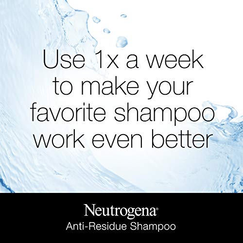 Shampoo de esclarecimento anti-resíduo Neutrogena, xampu esclarecedor suave não irricado para remover o acúmulo e resíduos