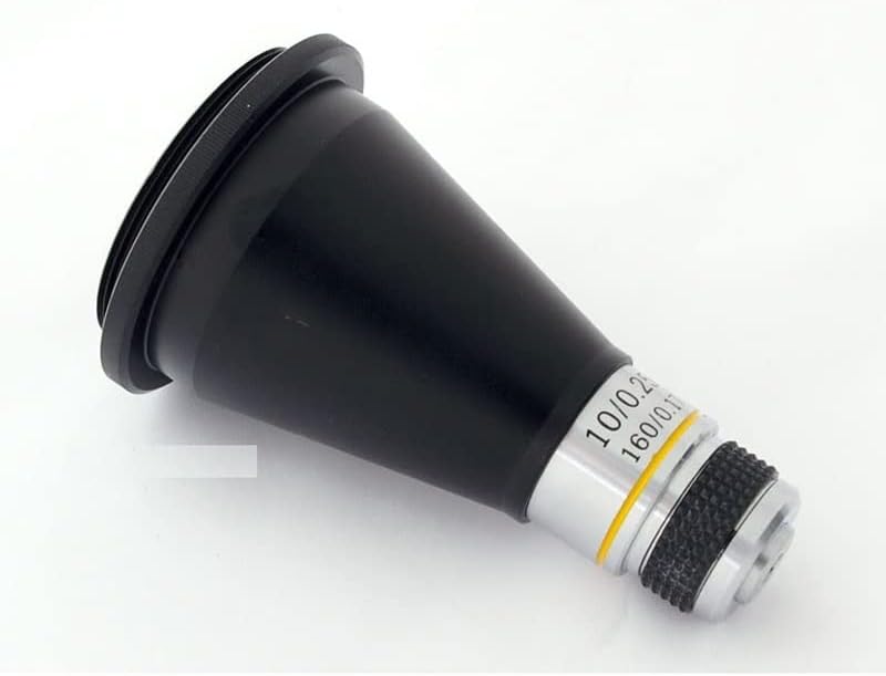 Microscópio Acessórios Converter Cone Somente adaptador, Thread RMS para M42 adaptador para consumíveis de laboratório de objetivos