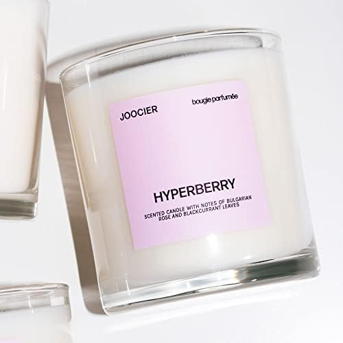 Joocier | Hyperberry Candle-rosa búlgara, groselha preta | BAIES Fragrância Inspirada Candle de 10 oz mais de 70