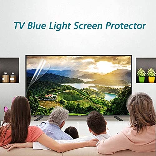 Filme anti-Glare/Anti Blue Light/Anti Scratch para protetor de tela de TV de 50 a 75 polegadas protege seus olhos e ajude você a dormir melhor, 65 1440809
