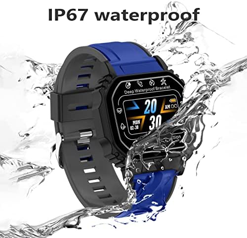 Bluetooth Call Smart Bracelet, Ipx67 Relógio de tela à prova d'água, Smart Relógio, medidor de movimento Monitoramento da freqüência cardíaca Monitoramento do sono Monitoramento
