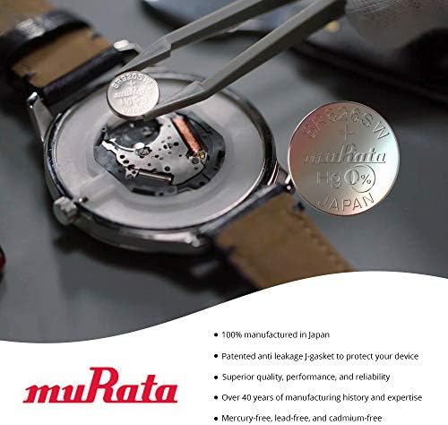 MURATA 337 SR416SW BATERIA 1.55V Botão de relógio de óxido de prata