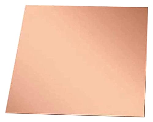 Placa de cobre roxa de folha de cobre Yiwango espessura 2. 0mm 6 tamanhos diferentes Placa de cobre para, artesanato, material artesanal