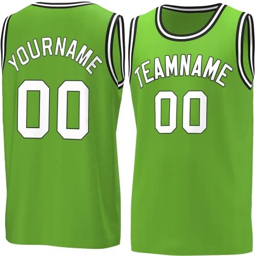 Jersey de basquete personalizada costura/impressão cartas, camisas esportivas personalizadas para homens/jovens
