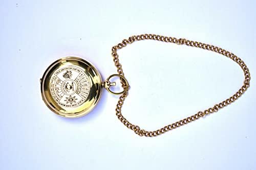 Botão de bolso Brass Compass para caminhadas, presentes de graduação, presentes inspiradores para homens e mulheres, presentes