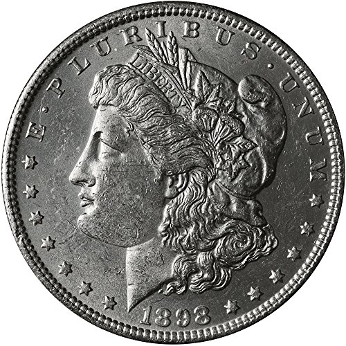 1898 P Morgan Silver Dollar $ 1 Brilhante não circulado