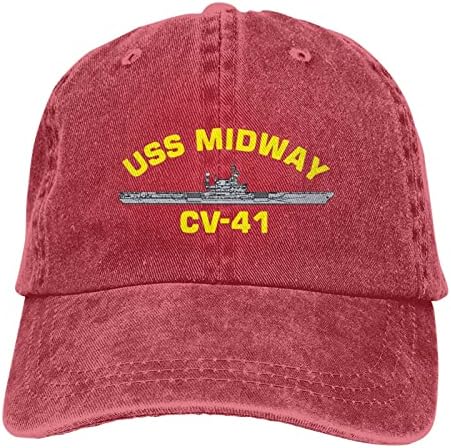 USS Midway CV-41 Hat Men Womans Christmas Cicling Capling