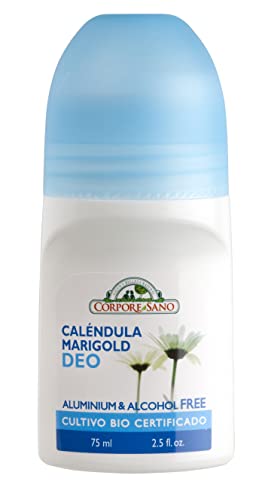 Corpore sano desodorante roll-on -fo- não contém alumínio-álcool-silicones-paraben conservantes-triclosan- extrato de bio-bio certificado-75 ml.