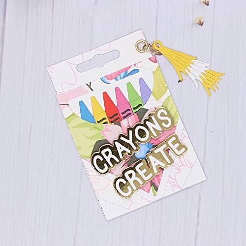 Kscraft Crayons Card Embelezamento de meta