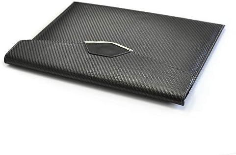 Moncarbone Elek Elite Protetive Protective Carbon Fiber 9.7 Laptop Tablet Ipad Manuve Bag Repelente de água - iPad Pro, iPad Air, Samsung Galaxy Tab S3, Asus Zenpad 3s 10