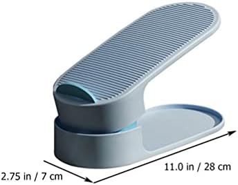Besportble Shoe Slots Organizador Ajusta Ajusta Deck Double Deck Free Sapta de sapato de sapato de sapato CLOSET SPACE