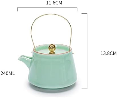 CCBUY Starry Sky Glaze Tea Pot, Chinesa Tradicional Paisagem Padrão Tea Pote