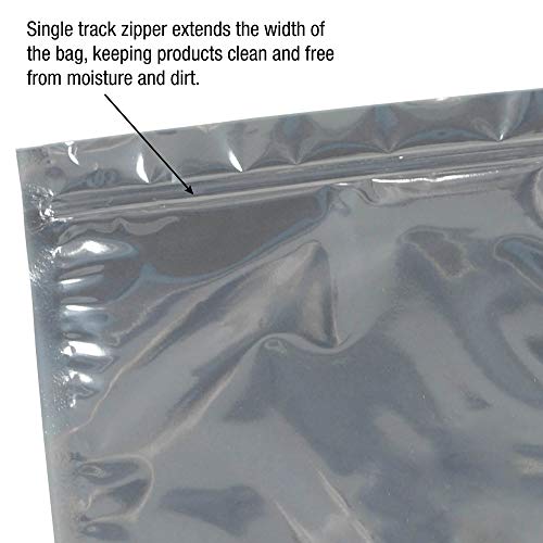 12 x 12, 3,1 mil anti-estática transparente zíper reclosável Sacos de blindagem estática
