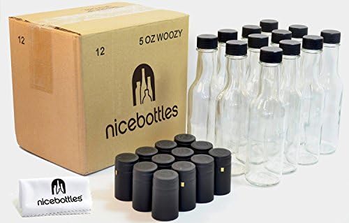 cápsulas de encolhimento de nicebottles, ouro, 28x50mm, pacote de 30 - compatível com nicebottles 5oz & 10oz woozy & pican molho garrafas
