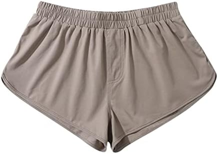 Shorts de boxer masculinos do BMISEGM Mens em calças de algodão sólido de cor sólida faixa elástica solta esportes casuais rápidos