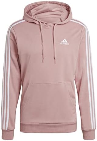 Adidas Men's Essentials 3 Stripes French Terry Hoodie