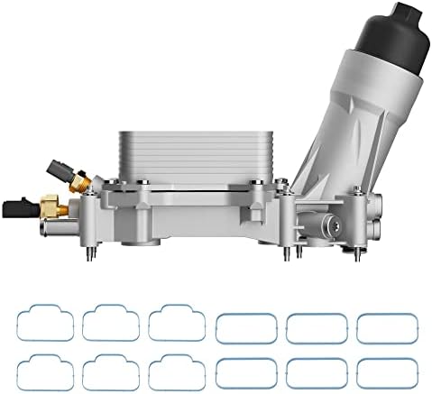 FEOIE 926-876 Caixa de filtro de óleo do motor de alumínio com filtro de óleo e sensores mais frios Conjunto de montagem