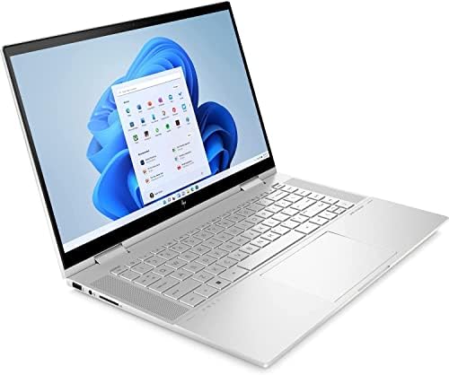 HP Envy X360 2-em-1 Laptop 15-OW0013DX 15,6 Crega sensível ao toque FHD, Intel Core i5-1235U, 8 GB DDR4 RAM, 256 GB de armazenamento SSD, Windows 11 Home, Natural Silver Natural