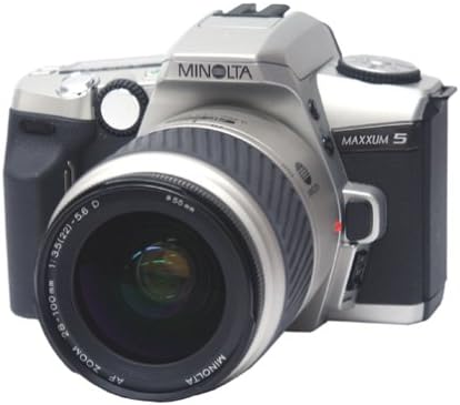 Minolta maxxum 5 35mm SLR Kit com 28-100 lentes