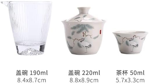 Conjunto de chá chá retro planta chá de cinzas fazendo 1 panela 3 xícaras de cerâmica viagens portáteis kung fu conjunto de