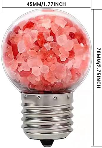 Lâmpada de sal do fabricante de luzes do Himalaia 5W S14 Lâmpadas noturnas LED 2300K E26 Base de parafuso médio não-minúscula