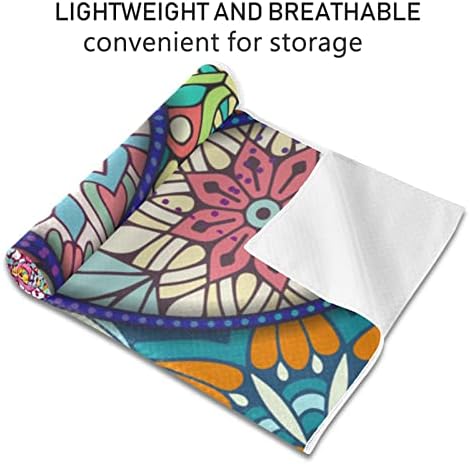 Aunstern Yoga Blanket Cocolorful-Mandalas Yoga Toalha Yoga Mat Toalha
