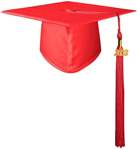 GraduatePro Matte Kids Graduation Cap 2023 para a cerimônia de graduação do jardim de infância pré -criada