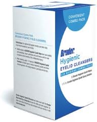 Bruder Hygineic Payelid Cleansers Value Pack | Limpos de pálpebra higiênica e pulverização da solução pálpebra | Para