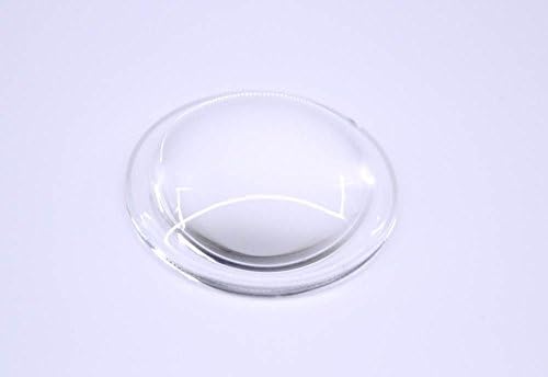 Lente de LED de 30 mm de alta potência 30mm de lente óptico de vidro liso de 2 lentes de lente 2 de 2