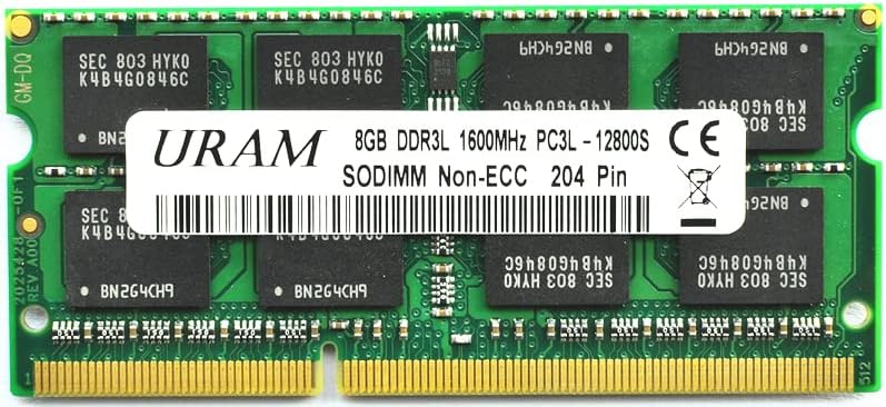 URAM DDR3 DDR3L 8GB RAM 1600MHZ 2RX8 PC3L-12800S PC3 12800 1,35V SODIMM 204 PIN SAMSUNG CHIP MEMÓRIA PARA Laptop/Notebook