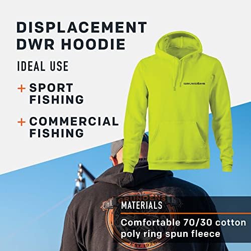 Hoodie DWR de deslocamento masculino de Grunens | Durável, quente