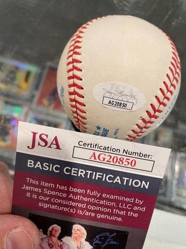 Marlin Carter Negro Ligas únicas de beisebol assinado JSA Mint - Bolalls autografados