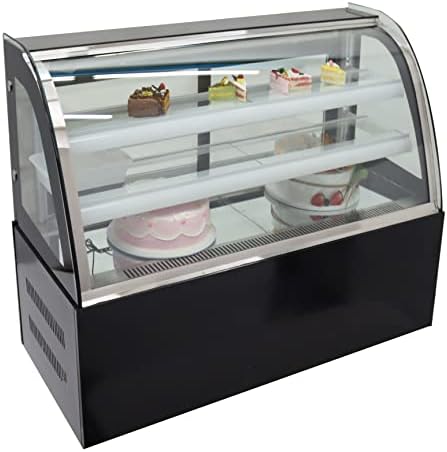 Techtongda bancada de bancada Exibir refrigerador bolo showcase de resfriamento Exibição do gabinete de padaria comercial