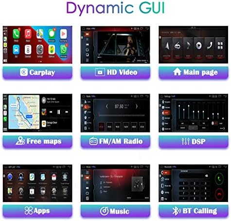 ZWNAV 10,25 polegadas Android 10 estéreo para Subaru Brz/Toyota GR 86 2012+, tela de toque HD, unidade de cabeça de navegação por GPS, CarPlay