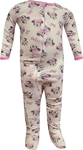 Komar Kids Girls 'Disney Baby Minnie Mouse Ultra Soft Infanty Onesie Sleeper